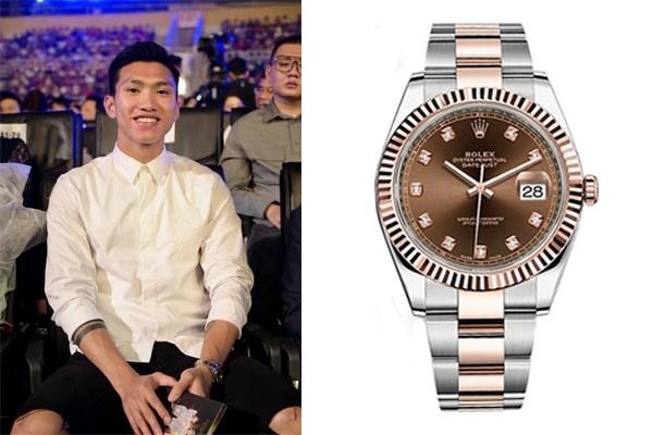Đoàn Văn Hậu đeo đồng hồ trăm triệu đồng, quần áo cũng vài chục triệu trở lên-2
