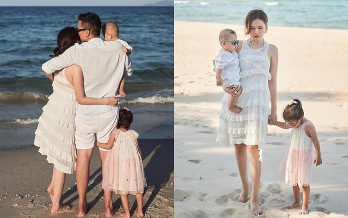 Lần hiếm hoi Phanh Lee tiết lộ hình ảnh của chồng và hai con-1