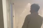 Cháy tại căn hộ chung cư ở TP Hạ Long, khói lan khắp hành lang