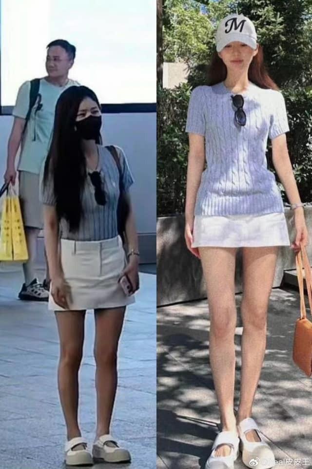 Triệu Lộ Tư bị bóc trần chỉnh sửa ảnh quá đà, kéo chân như 1,7 m-3