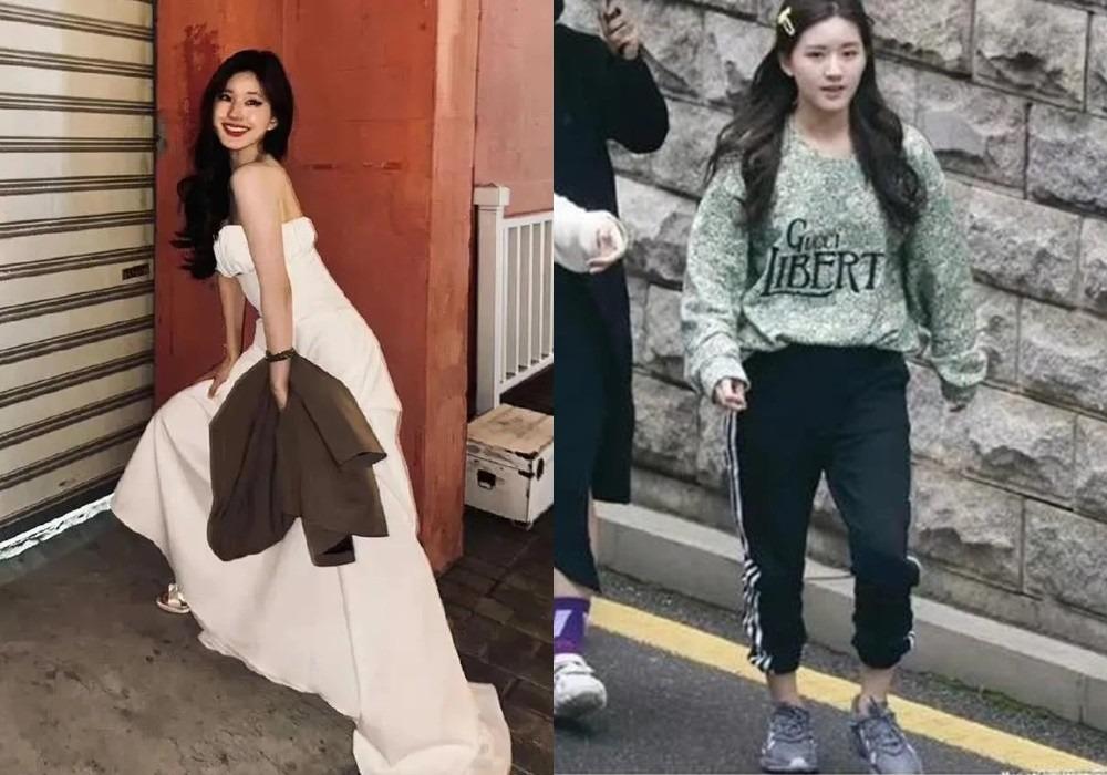 Triệu Lộ Tư bị bóc trần chỉnh sửa ảnh quá đà, kéo chân như 1,7 m-7