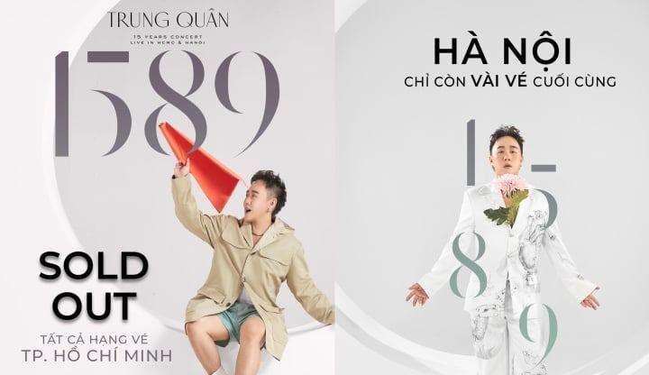 Mở bán cùng thời điểm, cuộc đua bán vé giữa Hoàng Thuỳ Linh - Trung Quân ra sao?-1