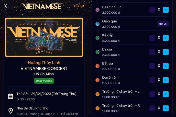 Mở bán cùng thời điểm, cuộc đua bán vé giữa Hoàng Thuỳ Linh - Trung Quân ra sao?-4