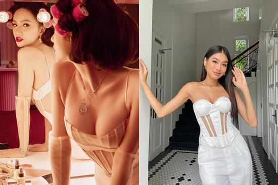 Hương Giang và dàn sao nữ ưa chuộng kiểu áo corset  tôn eo thon