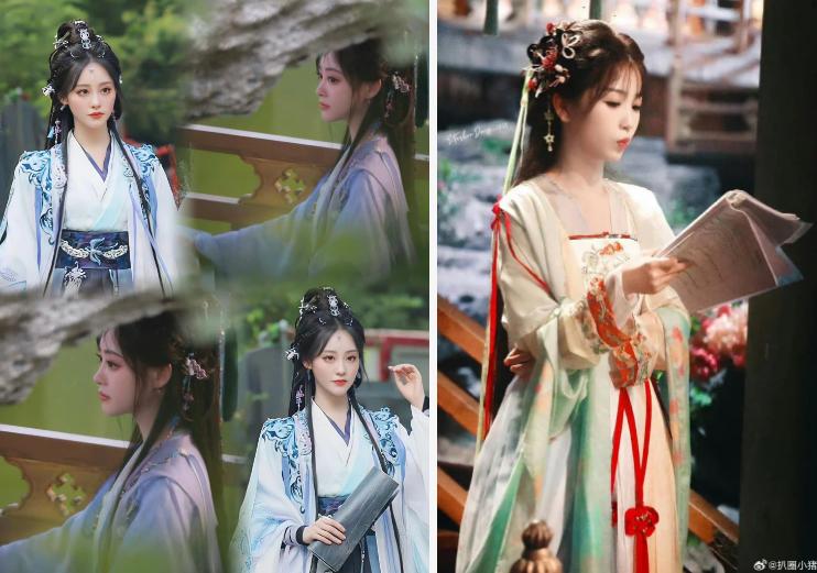 Nữ phụ lấn át Ngu Thư Hân ghi điểm với style nàng thơ-1