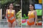 Chị gái Nam Em gặp sự cố với 'phụ tùng' khi diễn áo tắm ở Miss Universe Vietnam 2023