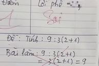 Giáo viên lên tiếng về bài Toán gây sóng gió MXH 9 : 3 (1 + 2) = 1 hay 9?