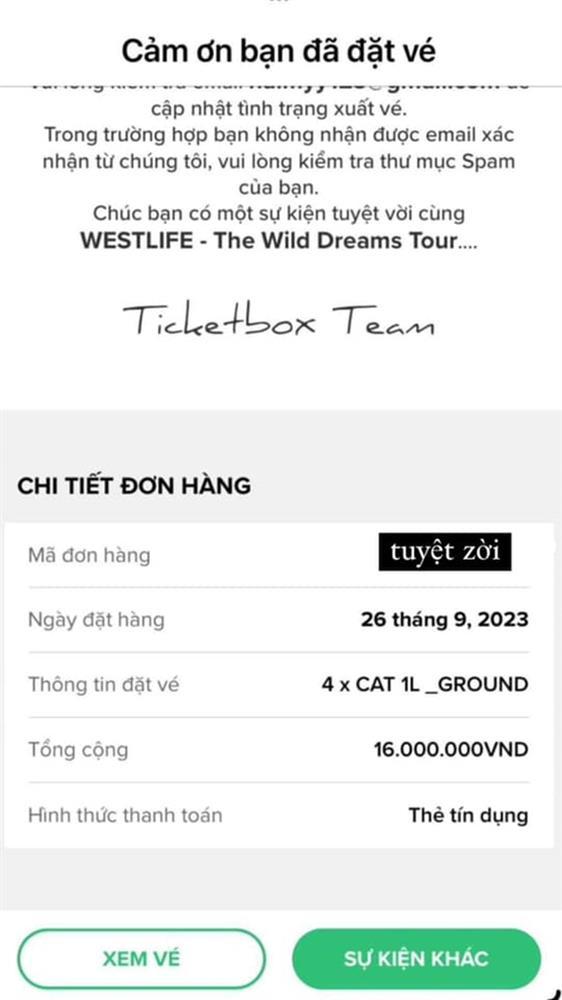 Mở bán vé concert Westlife tại Việt Nam: Website gặp lỗi nhưng vẫn sold-out khán đài-6