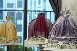 9x 'tạc' váy quý tộc lên bánh kem, bán hơn 3 triệu đồng/chiếc