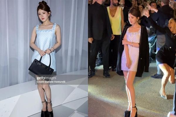 Triệu Lộ Tư bị chế giễu khi tạo dáng tại sự kiện thời trang quốc tế-5