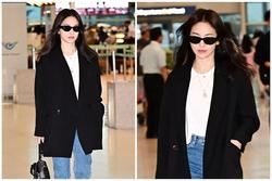 Song Hye Kyo biến sân bay thành sàn diễn thời trang