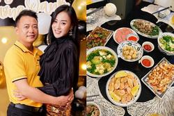 Shark Bình khoe bữa cơm gia đình, tràn đầy sinh lực khi ở cùng Phương Oanh