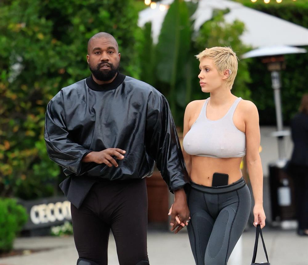 Kim Kardashian bất ngờ để đầu đinh giống vợ mới của Kanye West-2