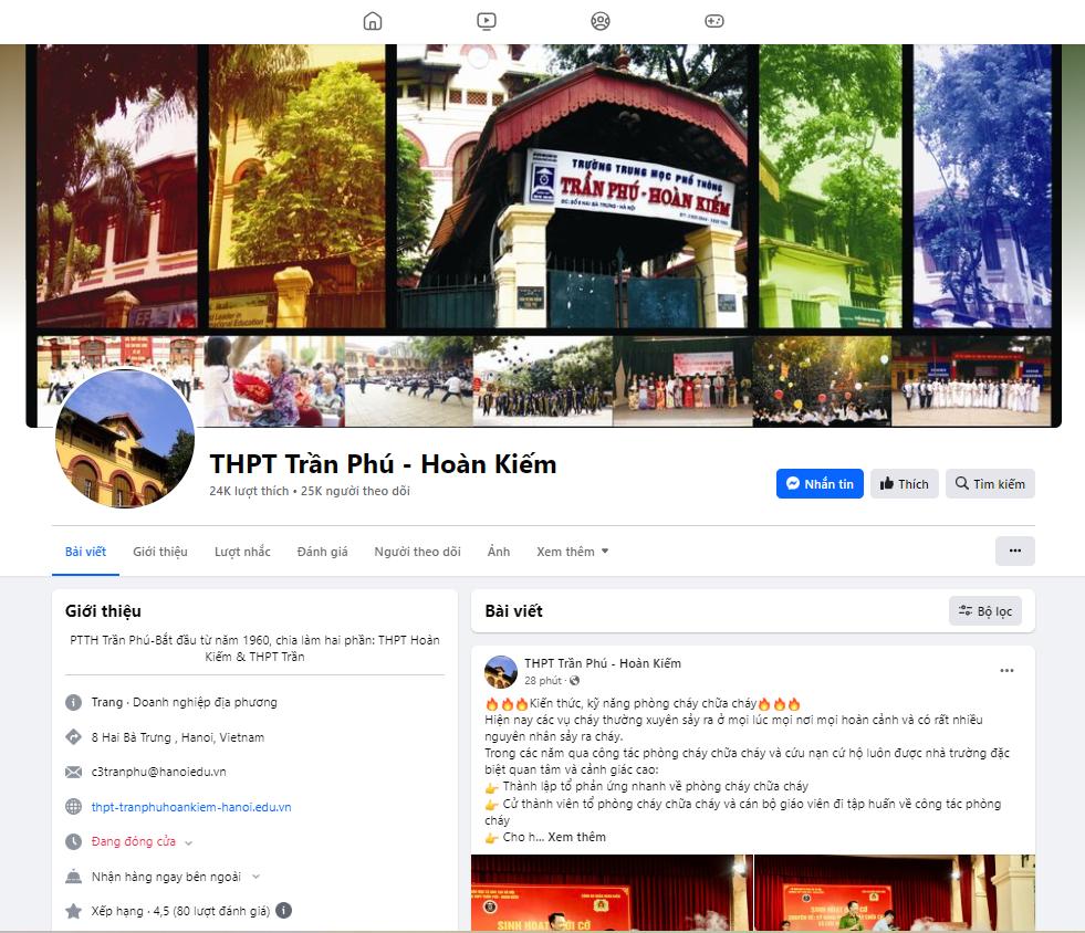 Fanpage một trường THPT ở Hà Nội bị giả mạo, hơn 900 lượt theo dõi-2