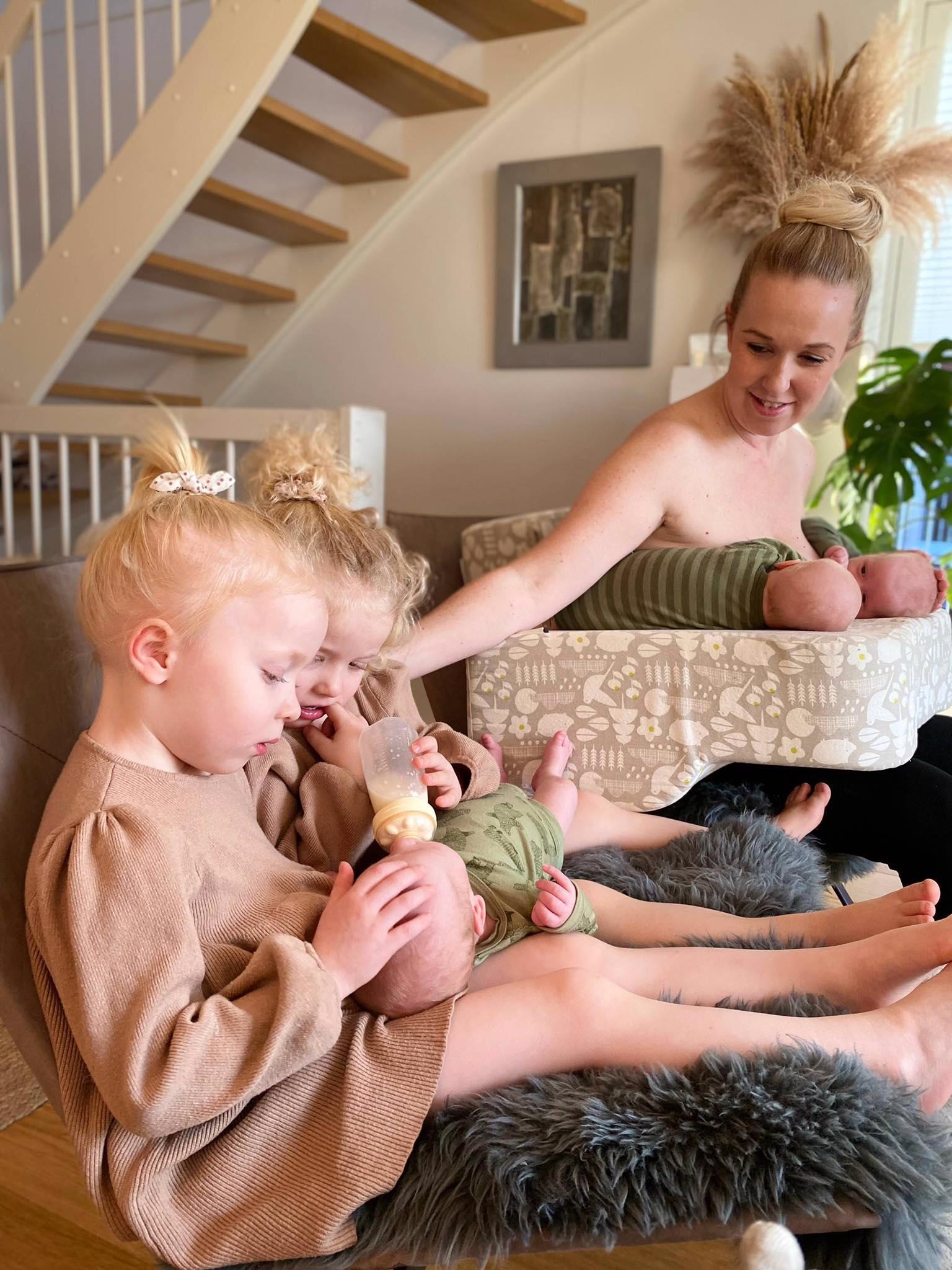 Người mẹ khoe bụng bầu như muốn nổ tung, choáng với chiếc bụng sau khi sinh-4