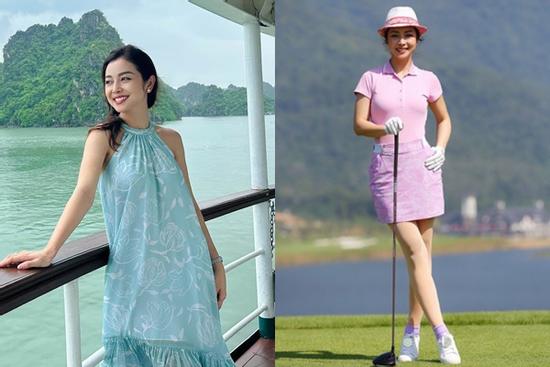 Jennifer Phạm đẻ 4 con vẫn nuột nà, da đẹp như da em bé vì làm điều này khi chơi golf