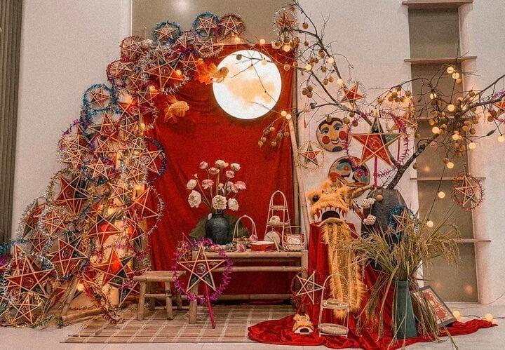 Mê mẩn ngắm mâm cỗ Trung thu cầu kỳ, đầy sắc màu của hội gái đảm-1