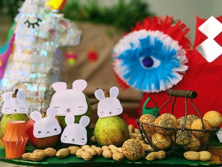 Mê mẩn ngắm mâm cỗ Trung thu cầu kỳ, đầy sắc màu của hội gái đảm-7