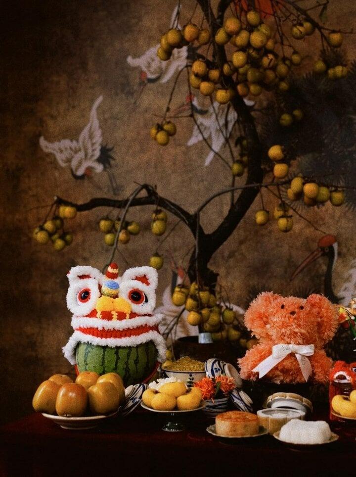 Mê mẩn ngắm mâm cỗ Trung thu cầu kỳ, đầy sắc màu của hội gái đảm-8