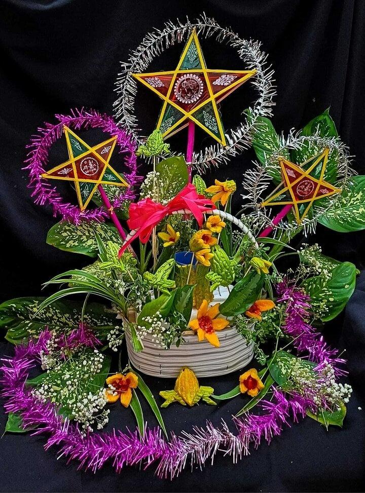 Mê mẩn ngắm mâm cỗ Trung thu cầu kỳ, đầy sắc màu của hội gái đảm-12