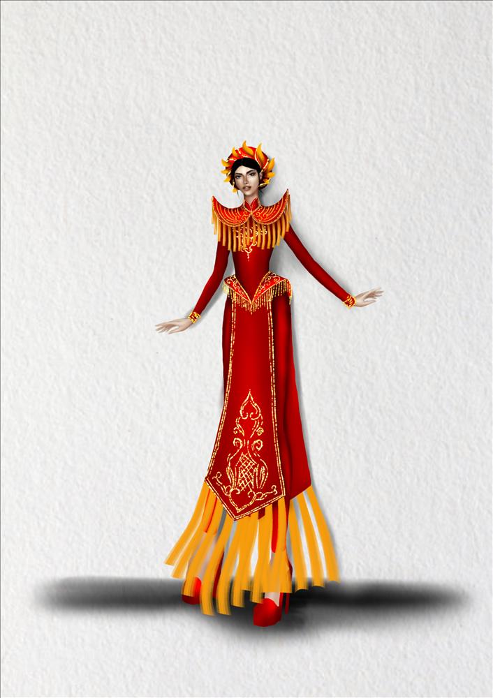 Hé lộ trang phục dự thi của Lê Hoàng Phương tại Miss Grand International 2023-4