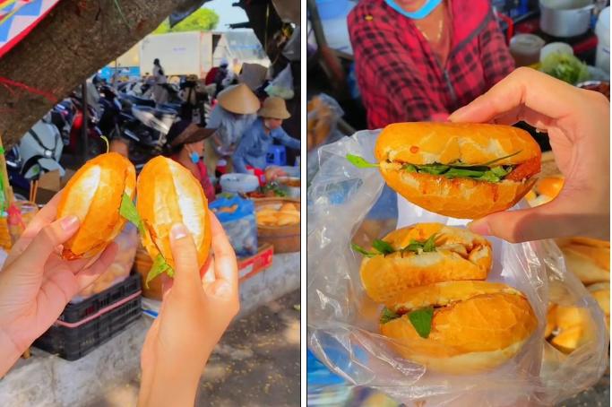 Bánh mì tí hon nổi tiếng ở Huế, giá chỉ 5.000 đồng, khách ăn vài cái mới bõ thèm-1