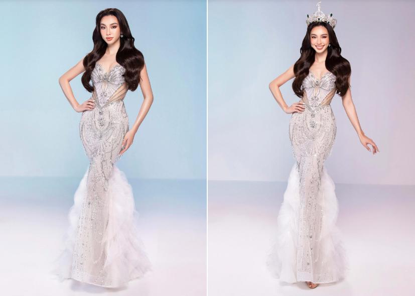 Bùi Quỳnh Hoa đụng hàng Thùy Tiên đầm xuyên thấu ‘tiên cá-4