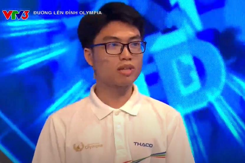 Nam sinh Hải Phòng giành tấm vé cuối cùng vào chung kết Đường Lên Đỉnh Olympia-1