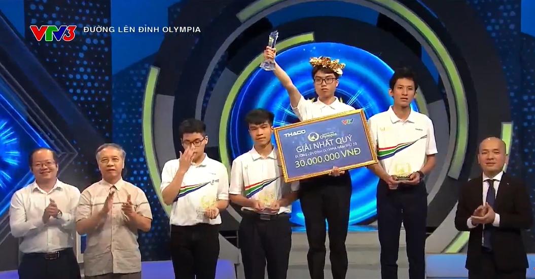 Nam sinh Hải Phòng giành tấm vé cuối cùng vào chung kết Đường Lên Đỉnh Olympia-2