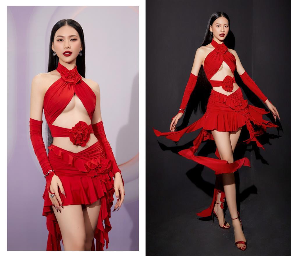 Mỹ nữ chăn trâu Hương Ly mê đồ cắt xẻ, có lần lao đao vì chiếc đầm xuyên thấu-4