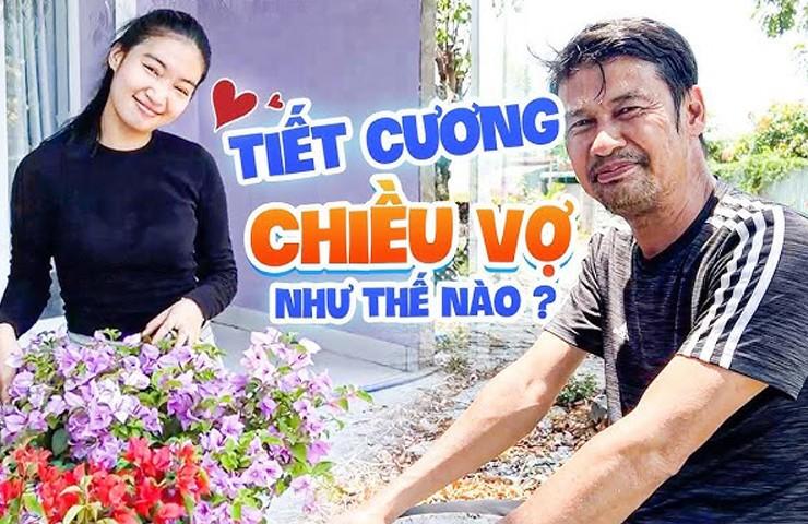 Vợ xinh đẹp kém hàng chục tuổi khiến Tiết Cương, Ngọc Thuận mê mẩn không rời-1