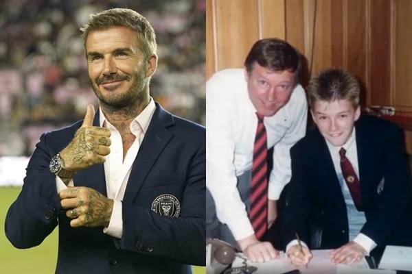 David Beckham và các huyền thoại bóng đá buồn bã tiễn biệt vợ HLV Sir Alex-9