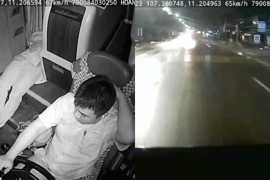 Khoảnh khắc tài xế xe khách Thành Bưởi phóng nhanh, vượt ẩu gây TNGT thảm khốc