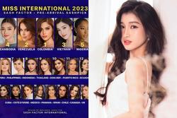 Hoa hậu Quốc tế 2023: Đại diện Việt dẫn đầu bình chọn, được đoán là hoa hậu