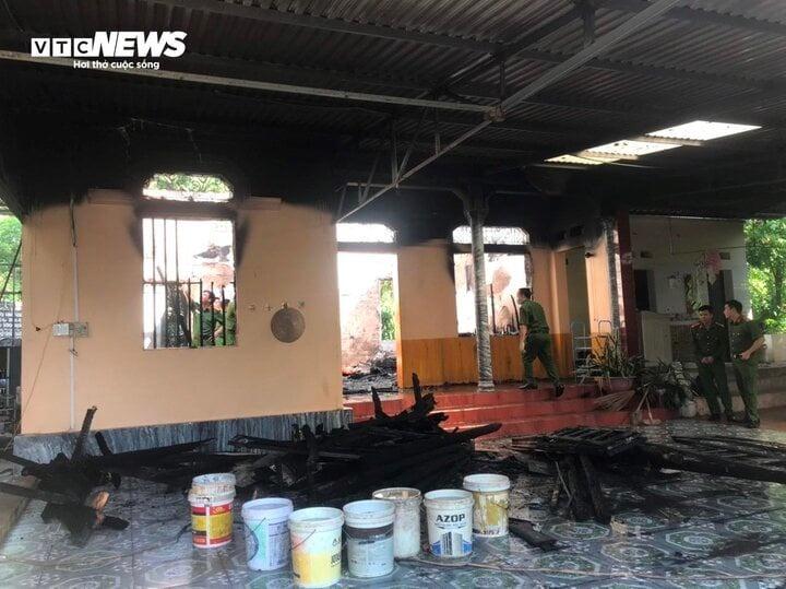 Bắc Giang: Cháy nhà lúc rạng sáng, hai vợ chồng tử vong-1