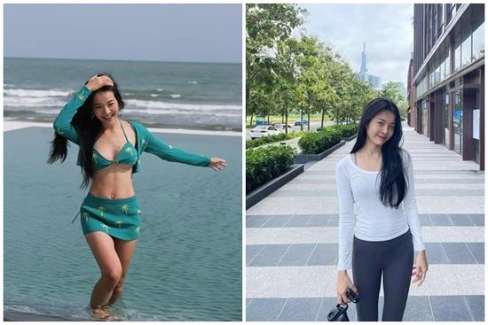 'Gái xinh giật bồ Hương Giang' mặc đồ tập ôm sát đi dưới phố, khoe trọn body nuột nà