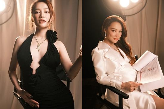 Nhã Phương vẫn xinh đẹp, rạng ngời khí chất ở tháng cuối thai kỳ