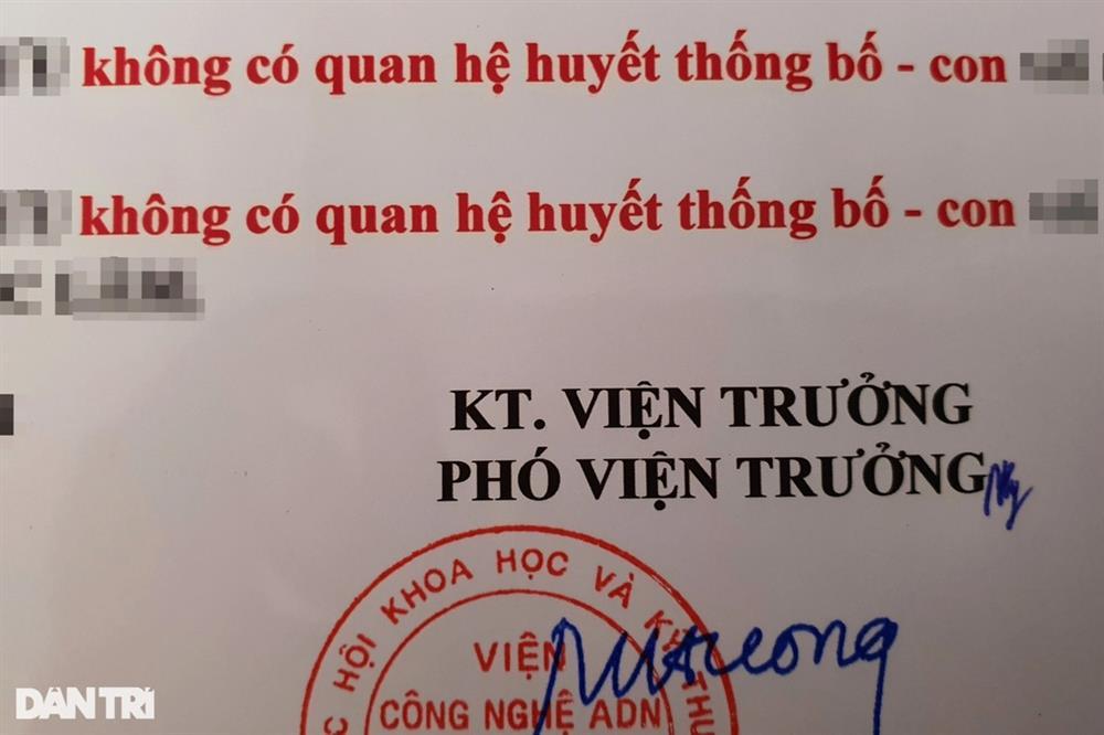 Người phát hiện 2 con không cùng huyết thống yêu cầu xác định cha của trẻ-1
