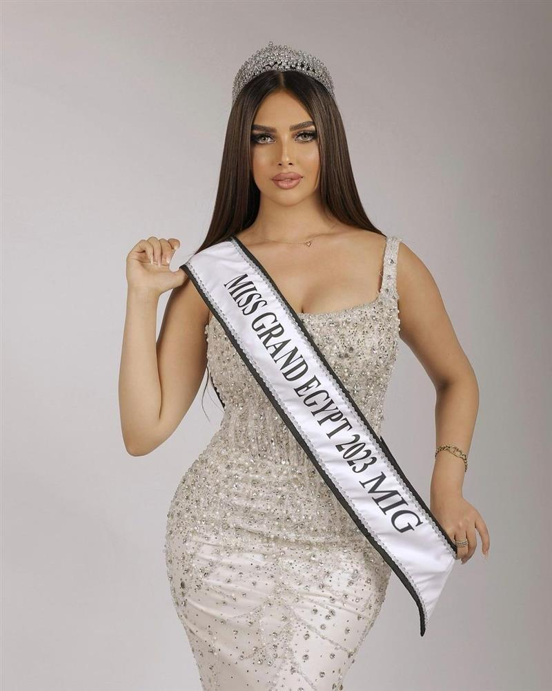 Người đẹp Ai Cập từ chối khi được phỏng vấn ở Hoa hậu Hòa bình-1