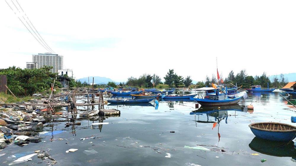 Vịnh Mân Quang ngập ngụa rác thải, nước đen như mực-2