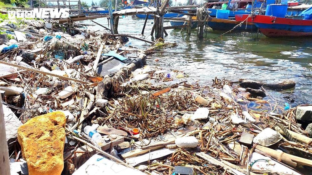Vịnh Mân Quang ngập ngụa rác thải, nước đen như mực-9