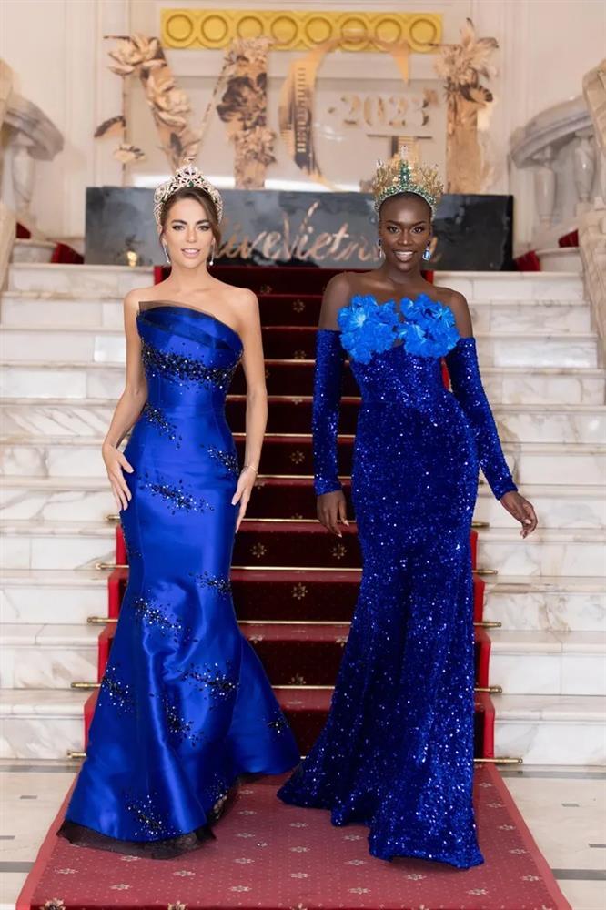 Lê Hoàng Phương mặc xuyên thấu đọ catwalk với người đẹp Venezuela-7