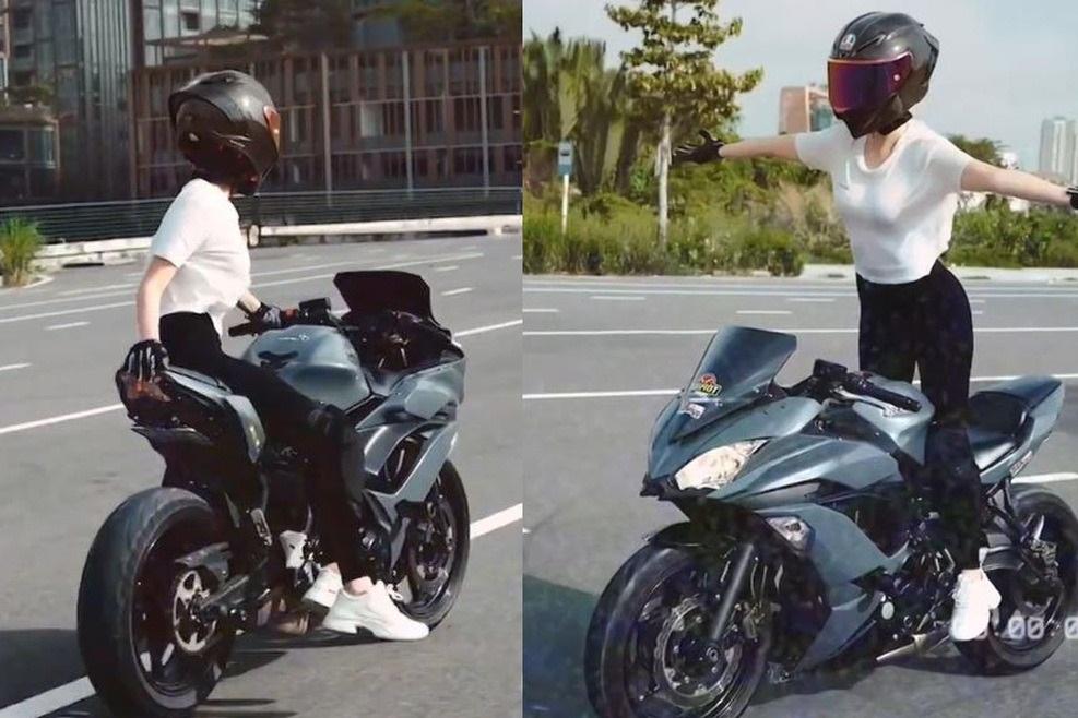 Clip nghi Ngọc Trinh làm xiếc trên đường: Xử lý ra sao?-2