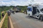 Video cận cảnh phút tài xế xe tải buồn ngủ gây ra vụ tai nạn làm 13 người thương vong ở Đắk Lắk-1