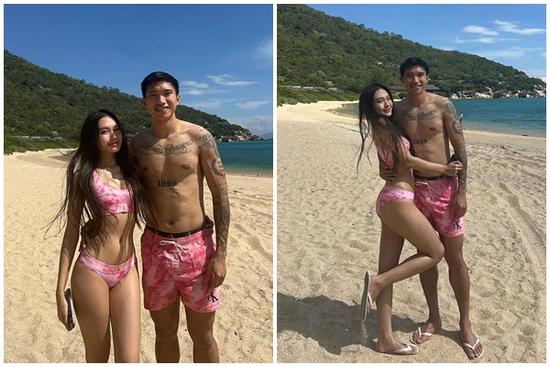 Doãn Hải My 'trói chân' hậu vệ quê Thái Bình, khoe vóc dáng gợi cảm