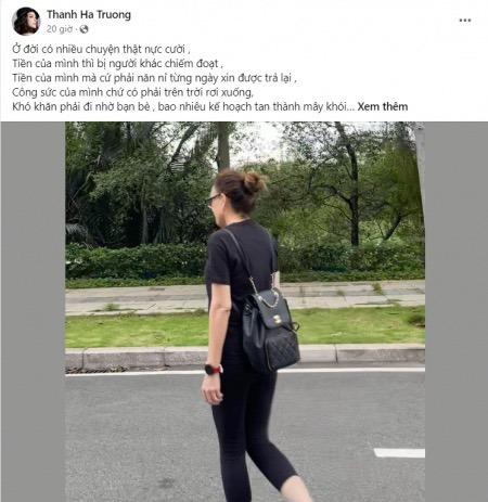 Ca sĩ Thanh Hà lên tiếng việc bị chiếm đoạt cát-xê-1