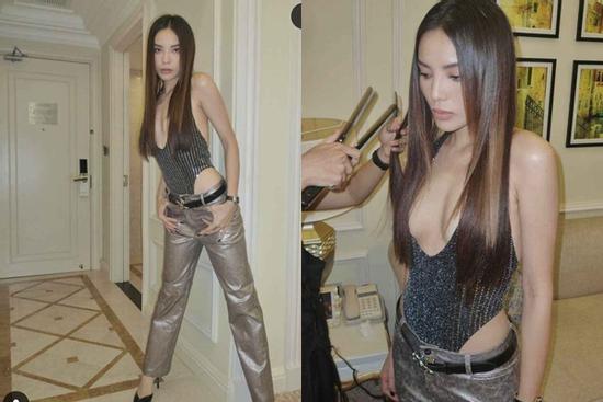 Kỳ Duyên mặc áo tắm xẻ sâu đi club, fan tấm tắc khen body nuột nà