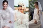 Đám cưới Thanh Hằng tháng 10: Cô dâu từng diện váy cưới xinh đẹp ra sao?