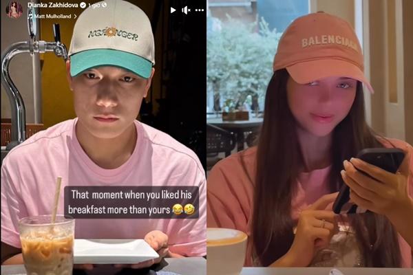 Bùi Tiến Dũng thất thần khi hẹn hò cùng vợ Tây, nguyên nhân vì một chiếc bánh-1