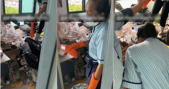 Cho gái trẻ thuê nhà, ông chủ phát điên khi thấy căn hộ thành núi rác thối-2